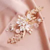 Wedding Hair Jewelry Miallo Fashion Wedding Hair Clips Flowers Bridal Hair Jewelry Accessories Handmade Hair Ornaments Headpieces 230907