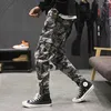 2019 Splice Joggers Pants Men Camouflage Cargo Pants Mens Loose Camo Plus Size 5XL Trousers Male 019262Q