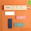 Outra organização de limpeza Row Plug Holder Power Tomada Strip Auto-adesivo Fixador Montado Fixador Titulares para Cozinha Home Dhcry