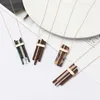 Hair Clips Fashion Long Wood Texture Alloy Personality Simple Wooden Necklaces Terms