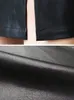 Jupes Aachoae noir PU jupe en cuir femmes Midi Sexy taille haute moulante jupe fendue bureau jupe crayon longueur au genou 230907
