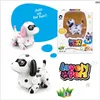 ElectricRC Animals EBOYU 614 Kids Magic Indutive Dog Modelo Brinquedo Segue Linha Preta com 5 Cores Mutáveis Caneta 230906