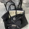 Lasthandväska handgjorda 7a väskor duk lapptäcke läder totes designer super het koreansk netröd kontrast mode splice design kvinnors väska