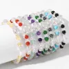 Strand Fashon Healing Crystal Bracelet Natural Stone Beads Bangles For Women Female Jewelry Friendship Stress Relief Yoga Gift