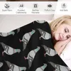 Одеяла Pigeon Walk 2023, черное фоновое одеяло, милый клетчатый диван, большая фланелевая ткань