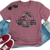 Camiseta para mujer Es un paseo por el parque Letra Harajuku Imprimir Mujer Camiseta Linda Cabeza de dinosaurio Camiseta gráfica Mujer Vintage 230906