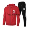 Homens Tracksuits Homens Zipper Hoodies Esporte Ternos Moda Primavera Jaqueta Com Capuz e Sweatpants 2 Peças Set Masculino Casual Atlético Outono Tracksuits X0907