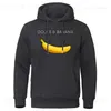 Männer Hoodies Sweatshirts Banana Druck Mode Lässig Hoodies Herbst Lose Pullover Tops Tasche Fleece Warme Sportswear Männlichen T230907