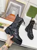 Moda lüks tasarımcı kısa botlar kadın dantel yukarı martin botlar sonbahar yeni% 100 gerçek deri siyah dantel yukarı savaş botları 35-40 kutu