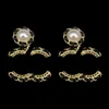 Oorbellen Love Gifts Dangle Earrings Designer Sieraden Stud van hoge kwaliteit Nieuwe Women Pearl Earrings Fancy Brand Correct Letter Logo 18K Gold Diamond oorbellen