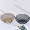 Plates Creative Double Layer Kitchen Living Room Nuts Frukter Candy Storage Bowl Basket 2023