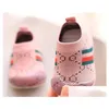 Primeiros caminhantes criança bebê sapatos 2022 primavera infantil criança meninas menino casual malha macia inferior confortável entrega crianças maternidade dhxl0