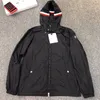 Giacca firmata Monc Windbreaker, giacca con cappuccio, giacca da velocista per esterni, giacca leggera con protezione solare, giacca primaverile e autunnale