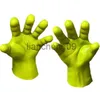 Party Masks Animal Party Mask Green Shrek Latex Masks Glove Movie Cosplay Prop Adult for Halloween Party Costume Fancy Dress Ball x0907
