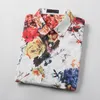 #1 Mens Fashion Flower Tiger Print Shirts Casual Button Down Short Sleeve Hawaiian Shirt Suits Summer Beach Designer Dress Shirts 035
