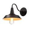 Vägglampor American Black Iron Retro LED Light Creative Personality Lamp Restaurant Bar Industrial Vintage Sconce