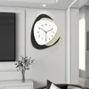 Horloges murales horloge tridimensionnelle nordique décoratif salon décoration de la maison suspension silencieuse
