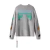 50% rabatt på överdimensionerade stickade män Kvinnssträngare Designer Tröja Rund hals Långärmad taktröja Pullover Sweatshirt Men broderi ulltröja