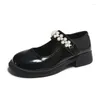 Dress Shoes Women Lace Up Single 2023 Fashion Platform Lolita Ladies Mary Janes Casual Pumps Female College Style