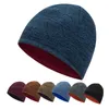 Weitkrempeln Hats Bucket Herren trendy warme Ski -Mütze Hut Frauen im Freien Mode doppelt doppelt dicke Herbst- und Wintergestricke Pullover 230907