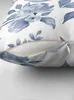 Pillow Hamptons Style Floral Design Throw Embroidered Cover