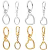 Komponenty 2023 925 Sterling Srebrna biżuteria Moda Złota Kluczowy łańcuch pierścieniowy Fit Oryginalny urok wisiorek DIY dla kobiet Prezent