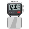 Relógios de mesa Digital Travel Alarm Clock Dobrável Calendário Compacto Temporizador de Temperatura LCD com Modo Snooze