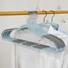 Hängarkläder torkar rack 10-pack antislipkläder rymdbesparande stark bärande lösning för handdukar rockar plagg