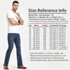 Men S Jeans Męskie But Cut Lekko rozszerzone szczupłe czarne czarne spodnie Designer Klasyczne męskie dżinsowe spodnie 230906