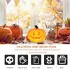 Candle Holders Halloween Decorations Indoor Home Pumpkin Lights Desk Lamp Ornaments Fall Table Plastic Outdoor The Gift