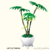 ブロックdiy bambusa multiplex potted plants cousculentsツリーガーデンロマンチックなビルディングブロックモデルキッズセットキットToys R230907