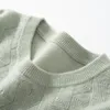Herensweaters Kasjmier trui voor heren in de herfst en winter Ronde hals Grote maat Basis Warm Casual Top Th