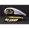 Bérets Navigator Navy Cap Chapeau Brodé Capitaine Mariner Hommes Officier Militaire 230906