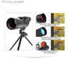 Teleskop 25-75x60 ED High Definition Waterproof Monocular Telescope STORA EGEPEECE Mål Teleskop Spotting Scope for Birding View Q230907