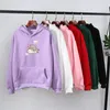 Kadın Hoodies Kış Sonbahar Kawaii Sevimli Baskı Kazakları Kadınlar Gevşek Uzun Kollu Artı Boyutlu Kapüşonlu Sweatshirtler Leisure Harajuku Tops