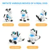 ElectricRC Animals K21 Electronic Robot Dog Intelligent Remote Voice Control Programmering Stunt Toy Programmerbar TouchSense RC Puppy Child Toys 230906