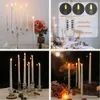 Other Health Beauty Items LED Flameless Taper Candles 6.5/11" Battery Operated Fake Flickering Candlesticks Electric Long Candles for Wedding Home Decor P23009.7