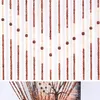 Curtain Wooden Bamboo Bead Rope Handmade Partition Divider For Living Room Bedroom Porch Home Decor Hanging String Door Curtains