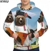 남자의 후드 kyku 포커 카드 스웨트 셔츠 창조적 인 3D 까마귀 패션 재미있는 스웨트 셔츠 남자 남자 스트리트웨어 겨울