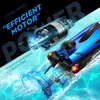 ElectricRC Boats HJ808 RC Battery Boat 24Ghz 25kmh HighSpeed Remote Control Racing Ship Water Speed Children Model Toy 230906