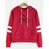 Kadın Hoodies Moda Sıradan Sweatshirt Kadın Polar Sıcak Hooded Top Harrys Potters Gözleri Baskı Hoodie Sweat Femme Sudadera Mujer