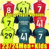 2023 24 Saka White Mens Soccer Jerseys 23 24 Pepe Tierney Gabriel Odegaard Smith Rowe Martinelli Marquinhos G. Jesus Joint Edition Football Shirts Uniform