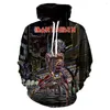 Männer Hoodies Klassische Gothic Vintage Horror Schädel 3D Druck Hoodie Mode Tops Hip-Hop Streetwear Harajuku Sweatshirts Für Männer