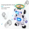 ElectricRC Animals 360 Space Rotating Dance Astronaut Robot RC Music LED Light Electronic Walking Funny Toys for Kids Children Birthday Gift 230906