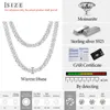 Setting Handmade Out 18mm Vvs Diamond Chain Pass Moissanite Tester 925 Sterling Link Silver Cuban Iced Shell Cuban Necklace Vxedt