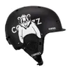 Ski Helmets COPOZZ Unisex Ski Helmet Certificate Halfcovered Antiimpact Skiing Helmet For Adult and Kids Snow Safety Snowboard Helmet 230907