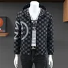 NOWOŚĆ MĘŻCZYZNA KURTA KAPURY MAŁOSKA MAŁOSKA MADA MODNA STREED ODWARZA DŁUGO SŁOKOŚCI Casual Hoodie Coat Man Ubranie Plus M-5xl