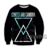 Męskie bluzy mody mody/męskie druk 3D Coheed i Cambria Crewneck bluzy HARAJUKU Topy długie rękawy C02