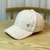 Visors Fur Blended Cap Tide Brand Female Autumn And Winter All-match Plush Hat Suitable For Face Big Baseball Caps G Logo