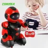 ElectricRC Animals Smart Robot for Childs Kidsインテリジェントロボットプログラミング赤外線リモートコントロールロボットプログラム可能なおもちゃ少年230906